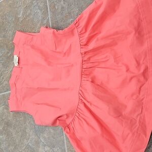 Kate Spade shore thing button back peplum top size 0